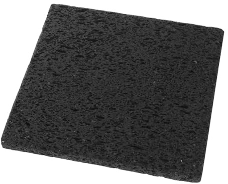 MAGICLULU Piedra de Parrilla de Roca Volcánica para Barbacoa Coreana, Resistente a Altas Temperaturas, Distribución Uniforme del Calor, Adecuado para Cocina Interior y Mesa