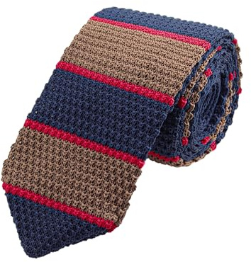 WANYING Herren 7cm/ 2,75 Schmale Strickkrawatte Gestrickte Narrow Krawatte Knit Tie Retro Sporty Casual Büro Basic für Gentleman