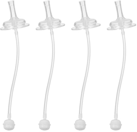 4 Pz Beccuccio Dell'acqua Cannuccia Per Bottiglie Cannuccia Per Biberon in Silicone Cannuccia Di Bottiglia Bambino Sfera Gravitazionale Bottiglia D'acqua Gel Di Silice
