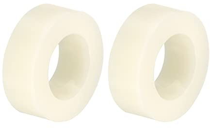 PATIKIL Redonda Espaciadora Arandela, 24 Paquete Nylon 8,2mm ID x 14mm OD x 5mm L para M8 Tornillos Bloque 3D Impresora TV Pared Montaje Eléctrica Toma, Beige