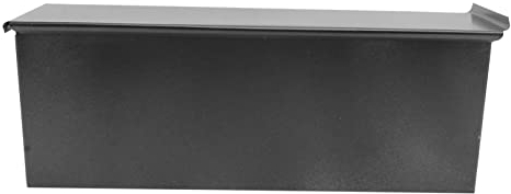 FELTECHELECTR 5trous Moule à Pain Rectangulaire Perforé Inoxydable Avec Couvercle Coulissant Antiadhésif Pour Cuisson Pain Nature Et Brioche Maison Noir