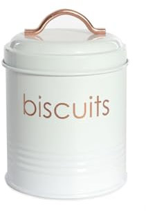 CapitanCasa Barattolo Alimenti Cucina Contenitore Ermetico Con Coperchio Copper Barattolo Biscotti