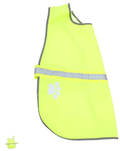 BUGUUYO Reflektierende Hundeweste Aus Oxford-Stoff Atmungsaktiv Und Sicher Für Outdoor-aktivitäten Für Sichtbarkeit Bei Dunkelheit Mit Befestigungssystem