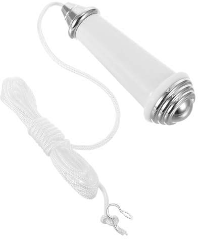 Ceramic Bathroom Light Pull Cord, Light Pull Handle Pull Cord Handle, Bathroom Light Pull Light Pull Cord Handle with 100cm Light Pull Cord Extension for Bathroom Toilet Light Ceiling Light Fan Switch