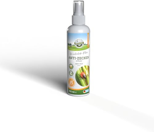 Bellfor Anti-Tiques Spray Chien – 250 ML. Protection Naturelle Contre Les tiques pour Chiens à Base d'huile de Coco. Répulsif Efficace offrant Une Protection Longue durée Contre Les tiques.