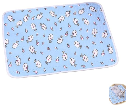 Hundedecke, Rutschfestes Hundebett, Faltbare Hundekissen, Selbstkühlende Hundematte, Breathable Katzendecke, Wasserdicht Waschbar Hundekühlmatte für Kühlende Matte Haustiermatte 50 X 40cm (N)