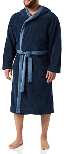 Schiesser Herren Bademantel Bademantel, Dunkelblau 803 I, 54