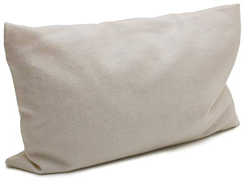 Zirbenkissen 30x20cm Bio-Inlett + Bio-Bezug Flanell | Zirbenholzkissen