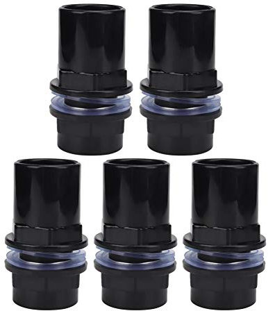 Pssopp Hffheer Aquarium Hose Adapter PVC Fish Tank Water Pipe Adapter Converter Connector 5 Pcs Aquarium Fittings Water Hose Connector Tank Air Tube Adapter Aquarium Accessories (32mm)