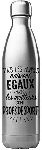 Gourde Isotherme Personnalisée 500 ml – Acier Inoxydable – Thermos Chaud/Froid – Bouteille Réutilisable Écologique – Cadeau Métier & Les meilleurs sont – Fabrication Française (N°3)