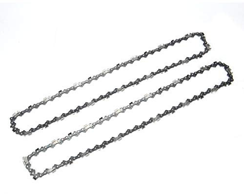 Trintion 2Pcs Chainsaw Chain 16 Inch 57 Drive Chain 3/8 Pitch Low Recoil Chain Saw Chain Suitable for Wood Cutting Other Mini Saw Chainsaws