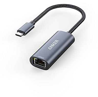 Anker PowerExpand USB C to 2.5 Gbps Ethernet Adapter, Aluminum Portable, for MacBook Pro, MacBook Air 2018 and Later, iPad Pro 2018 and Later, XPS