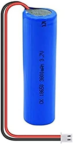 Batteria Agli Ioni Di Litio 3.7v 3800mah 18650, Batteria Ricaricabile Con Spina Xh 2p + Cavo Fai Da Te,4 PZ