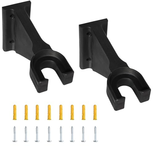 2 Pcs Heavy-Duty Wall Hanging Holder for Power Tools Fits EGO 56V Trimmer | Garage storage organizer, 4-hole storage hooks for trimmer, holds up to 250lbs, Premium materials, For ryobi tool hanger