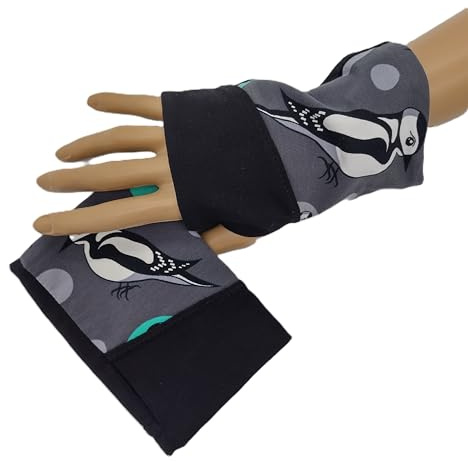 Pulswärmer, kurze Handstulpen Schwalbe, 95% Baumwolle, 5% Elasthan
