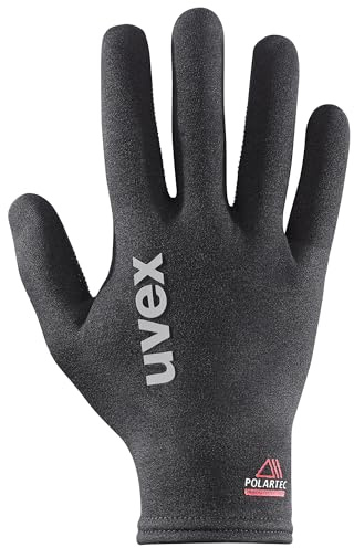 uvex polarixx - Gants d'équitation pour Adults - Flexibles - Compatible avec Un écran Tactile - Black - 7