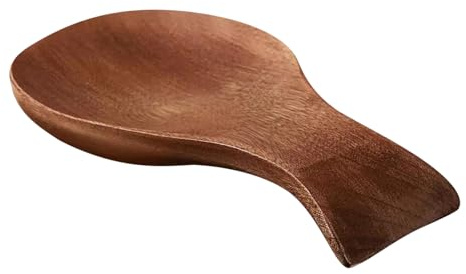 Porte-Cuillère en Bois,Repos-Cuillère pour Poêle et Protège Plan de Travail | Porte-Ustensiles Campagnard Pour Cuisine Restauration Barbecue Camping Pique-nique