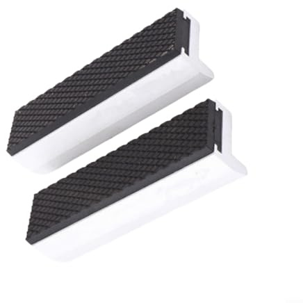 75 mm Schraubstock-Schutzbacken-Set mit weichem Gummi über Aluminiumlegierung für sicheren, abriebfesten Griff und magnetische Befestigung, Silber und Schwarz