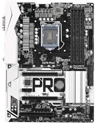 scheda madre Fit For ASRock H270 PRO4 Intel LGA1151 DDR4 64 GB PCI-E 3.0 M.2 HDMI ATX supporta CPU I5-7400 I3-7300 I7-6700 I3-6100