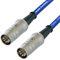 Van Damme Midi Lead 5 Pin Din Phantom Power Synth, Interface, Foot Switch Cable (15 m, Blue)