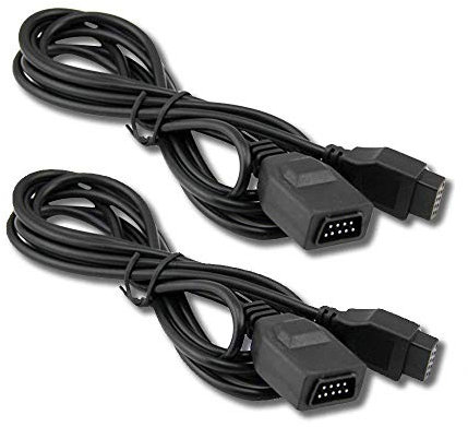 Link-e : 2 X extension cable cord for SEGA Genesis/Megadrive/Master System controller