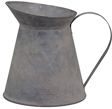 Chic Antique Krug Kanne Vase Gießkanne Metall Zink Nostalgie französicher Landhaus- Stil