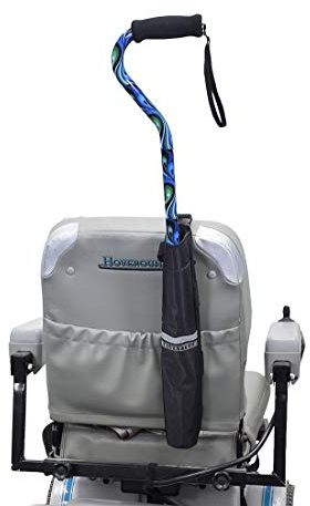 AlveyTech Universal Cane Holder - Bag fits Drive, Pride, Jazzy, Golden, Mobility Scooter, E-Bikes, Rollators Medical Wheelchair, Electric Power Chair, Walker, Transport Wheel Chair Storage Accessories