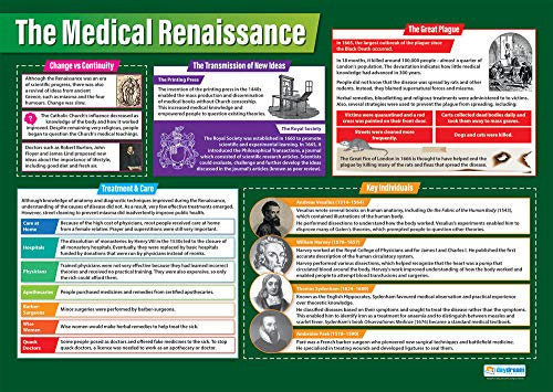 The Medical Renaissance | History Posters | Gloss Paper measuring 850mm x 594mm (A1) | History Classroom Posters | Education Charts by Daydream Education