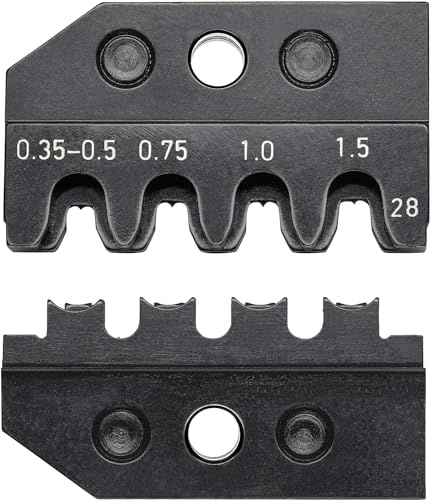 KNIPEX Crimpeinsatz, 97 49 28 | Geeignet für Stecker der AMP-Superseal 1.5 Serie von Tyco Electronics