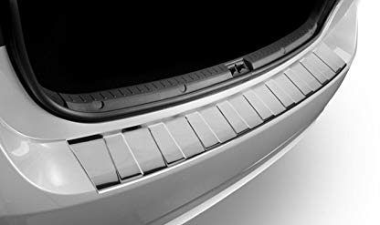 Edelstahl Ladekantenschutz Heckleiste maßgefertigt, kompatibel mit Toyota Avensis III 2FL T27 (2015-2018) Kombi 5
