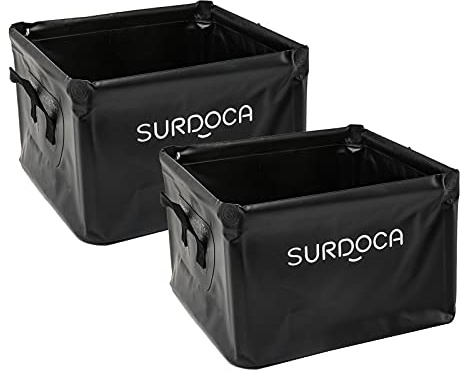 SURDOCA Waterproof Foldable Car Boot Organiser, 18L Car Storage Box