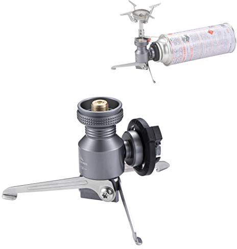 Campingmoon Butangas-Kraftstoffkanister-Adapter, Ständer, Typ-Konverter für EN417 Lindal-Ventil, Camping-Gasherd, Laterne Z23-CB