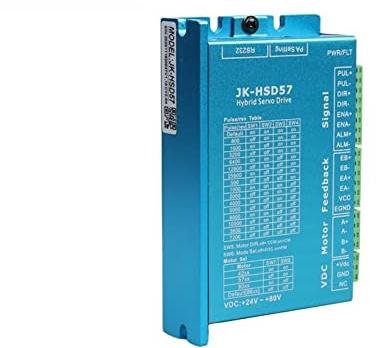 JRXFXEKW 2 stücke Jkongmotor Nema 23 Closed Loop Stepper elektronische Starter Fahrer JK-HSD57 24V-80V 0,1 A-10A Anzug for NEMA 17 23 24 Stepper elektronische Starter