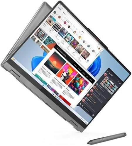 Lenovo IdeaPad 5i 2-in-1 Laptop with Intel Core 7 150U Processor, Touch, 14 WUXGA, IPS Display, 16GB LPDDR5X RAM, 512GB SSD, Digital Pen, 1080P FHD Camera, Backlit KYB, FP Reader, and Win 11 Home