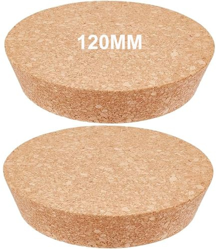 Bhina 2 Stück 120mm Große Korken Konische Korkstopfen aus Holz Natürliche | Weichholzkorken Ersatzkorken Runder Korkverschluss für Weine, Dekorative Flaschen, Gläser, Kunst, DIY Handwerk (12cm)