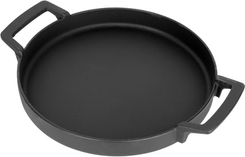 Grihero Gusseisen Switch Grid Grillpfanne für Enders mit Rost-in-Rost System, für Enders Monroe, Boston, Chicago 3, Gusseisenpfanne für Weber Gourmet BBQ System, 57 cm Holzkohlegrill , 38.5*33.5*4CM