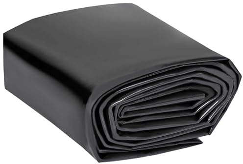 Forro de goma impermeable para estanques de peces, cascadas y arroyos, 1 x 6 m, 2 x 5 m, 6 x 8 m, 8 x 10 m, 10 x 12 m