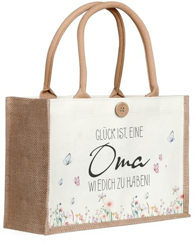 Geburtstagsgeschenk.Geburtstag für Frauen, Jutesack - nachhaltige Einkaufstasche, Geschenk für Damen, Mutter, Freundin, Kollegin