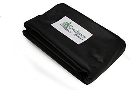 Reißfestes Unkrautvlies Gartenvlies Unkrautschutzvlies 48m², Stärke: 50g/m² ( UV Stabilisierung Krönig ) Proven, Empfohlen, Rindenmulch, Pflanzenvlies