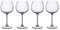 Villeroy & Boch Purismo Wine Rotweinkelch Körperreich und Samtig 4er Set, 550 ml, Kristallglas, Klar