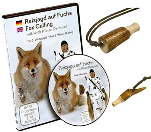 K&S Wildkameras Fuchslocker Set mit DVD Reizjagd auf den Fuchs Winterjagd Kaninchenklage Mauspfeifchen
