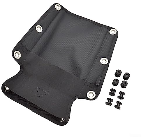 RANRAO Tragbares Tauch-Rückenpolster, Tauchrücken, fliegendes Rückwand-Kissen für BCD Technisches Tauchkissen, Rückenplatten-Polsterung, bequemes Zubehör