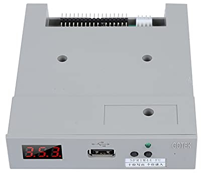 Akozon SFR1M44 FU 3,5 Zoll 1,44 MB, für Stickmaschine Plug-and-Play-Diskette Zum USB-Diskettenlaufwerk-Emulator