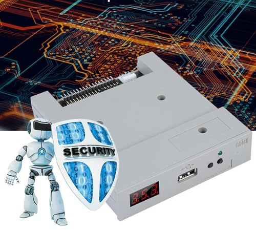 BONKZEBU Emulatore USB , unità Disco Floppy Ad Alta Sicurezza con Protezione dei Dati , 99 Ricerche di Cartelle Emulatore unità Floppy da 1 , 44 MB , per unità da 1 , 44 MB