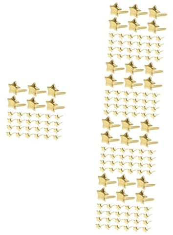 Anneome 500stücke Brads Für -projekte Dekorative Klammern Für Bastelarbeiten Hochwertige Metallrivet Für Taschen Kleidung Und Schuhe Für Kreative Bastelideen