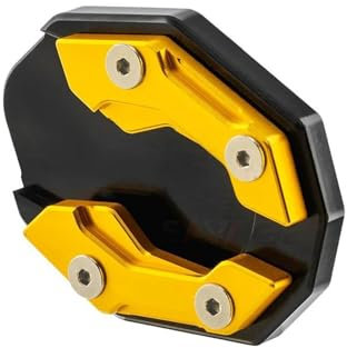 Motorrad Ständer Unterlage Für PCX160 2021-2022 PCX150 2015-2021 Motorrad-Seitenständer-Verlängerungsplatte(Gelb)