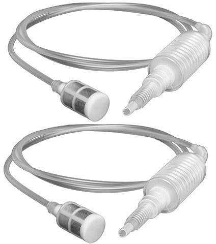 MUCKLILY 2stücke Siphonpumpe Für Benzin Ölheberpumpe Mit Filter Handheberpumpe Für Wasser Gasheber-handpumpe Ölabsaugpumpe Heberpumpe Für Gas Wasserpumpe Für Aquarium Transferwerkzeug Für f