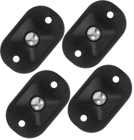 Angoily 4pcs Ball Pulley Small Furniture Castors Adhesive Wheels Swivel for Cart Appliance Use