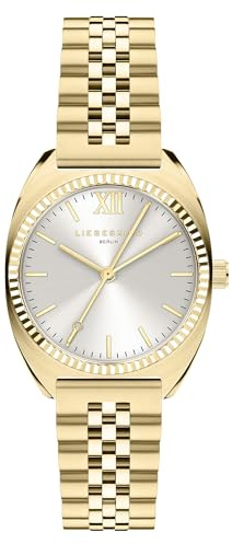 Liebeskind Berlin Damen Armbanduhr – Klassische Quarzuhr 28 mm – Edelstahlarmband – 5 ATM wasserdicht – Zeitlos & elegant