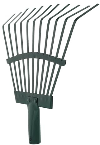 ibasenice Râteau pour Jardin Outil De Pelouse Léger Et Compact Râteau à Gazon pour Nettoyage Facile De Débris Et Herbe Coupée
